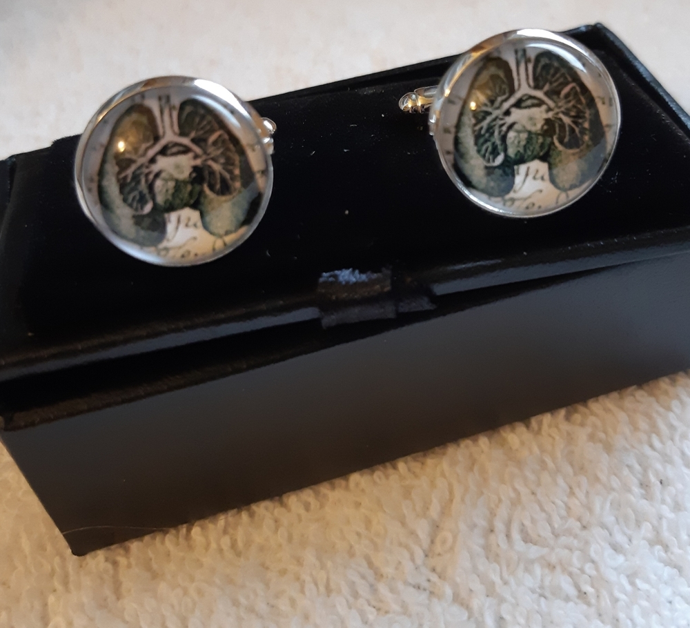 Lungs Cufflinks